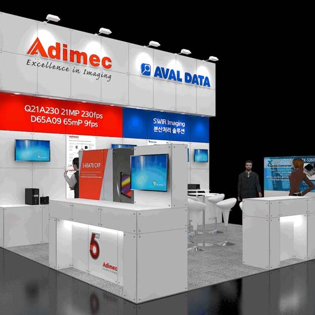 Adimec booth at Automation World Korea