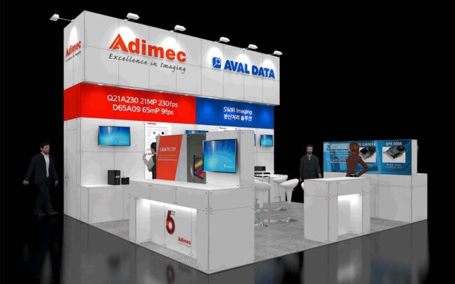 Adimec booth at Automation World Korea