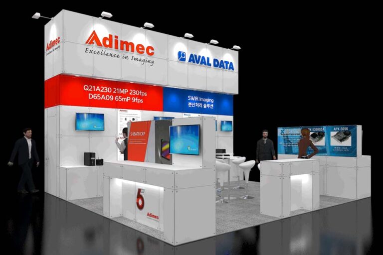 Adimec booth at Automation World Korea