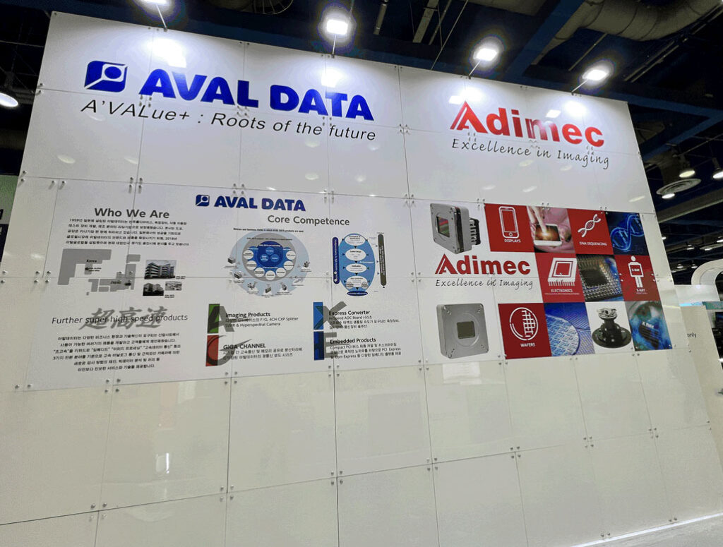 Adimec booth at Smart Factory + Automation Korea 2022