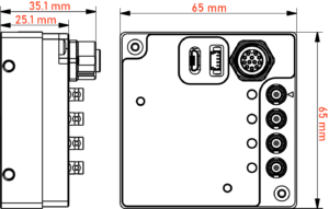 Q-25A150 outline drawing