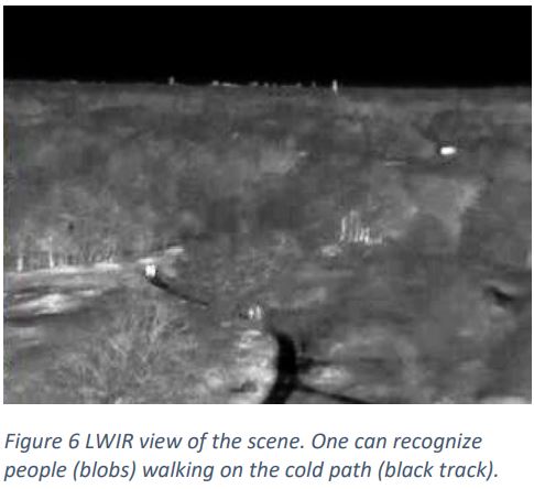 LWIR view of a scene
