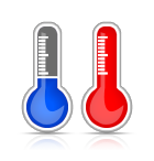 Rugged design thermometer